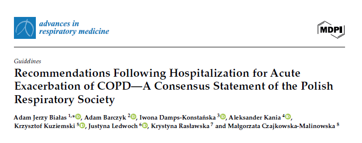 Zalecenia wypisowe – przewlekła obturacyjna choroba płuc